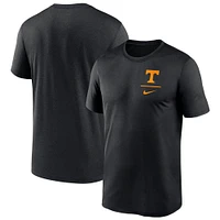 Men's Nike Black Tennessee Volunteers Primary Logo Legend Performance T-Shirt