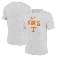 Men's Nike White Tennessee Volunteers Campus Slant Velocity Performance T-Shirt