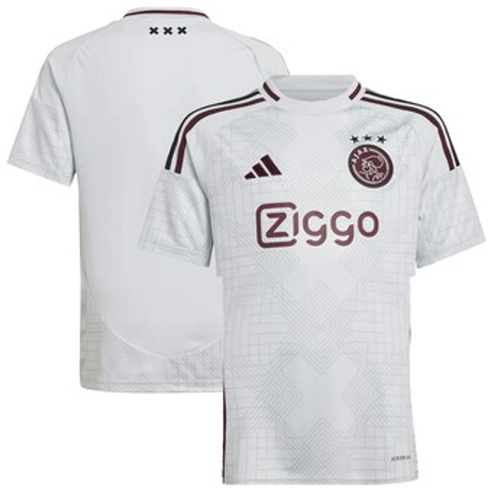 Youth adidas  White Ajax Replica Soccer Jersey