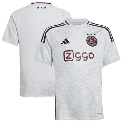 Youth adidas  White Ajax Replica Soccer Jersey