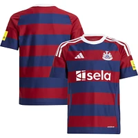 Youth adidas Burgundy Newcastle United 2024/25 Away Replica Jersey