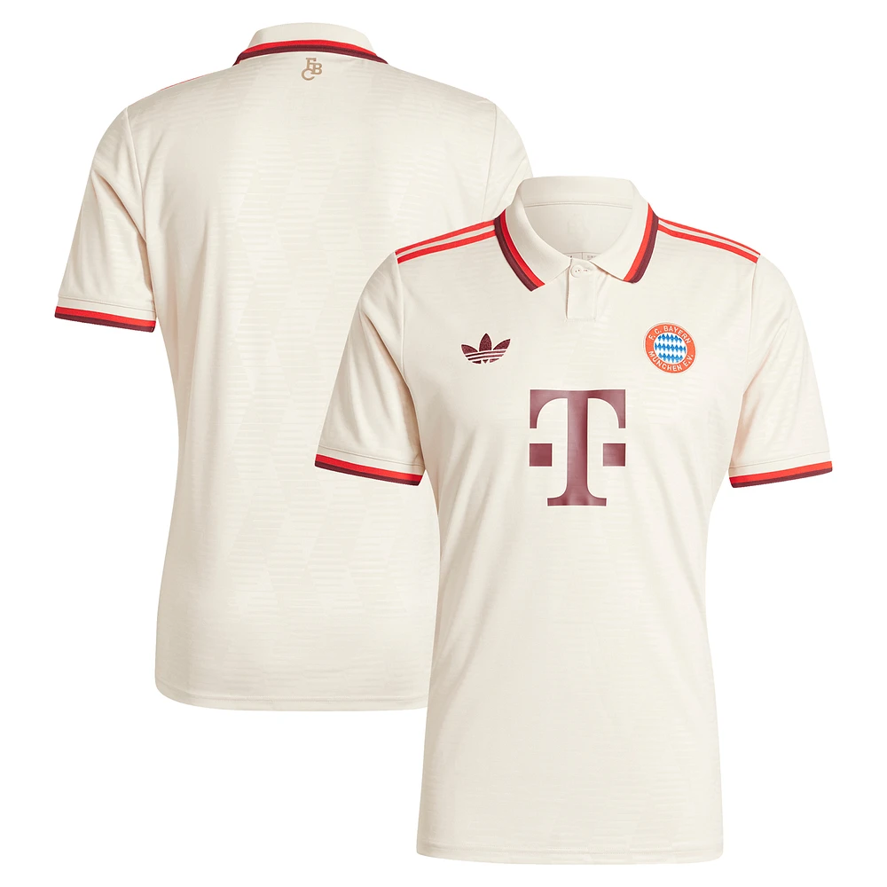 Youth adidas Originals Cream Bayern Munich 2024/25 Third Replica Jersey