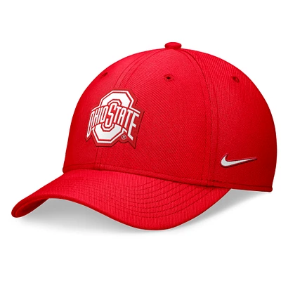 Men's Nike Scarlet Ohio State Buckeyes 2024 Sideline Flex Hat