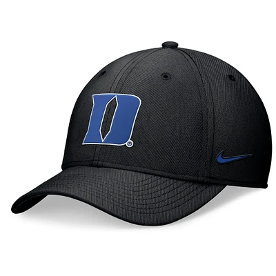 Men's Nike Black Duke Blue Devils 2024 Sideline Flex Hat