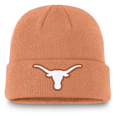 Men's Nike  Texas Orange Texas Longhorns 2024 Sideline Faded Terra Cuffed Knit Hat