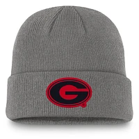 Men's Nike  Gray Georgia Bulldogs 2024 Sideline Faded Terra Cuffed Knit Hat