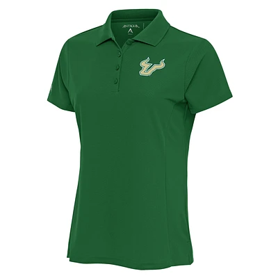 Women's Antigua Green South Florida Bulls Legacy Pique Polo