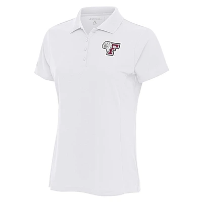 Women's Antigua  White Fordham Rams Legacy Pique Polo