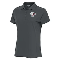 Women's Antigua  Pewter Fordham Rams Legacy Pique Polo