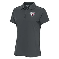 Women's Antigua  Pewter Fordham Rams Legacy Pique Polo