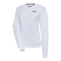 Women's Antigua  White Morehead State Eagles Victory Pullover Sweatshirt