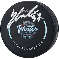 Yanni Gourde Seattle Kraken Autographed 2024 Winter Classic Hockey Puck