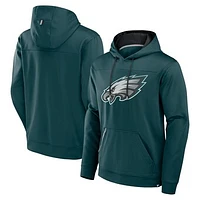 Men's Fanatics Midnight Green Philadelphia Eagles Defender Pullover Hoodie