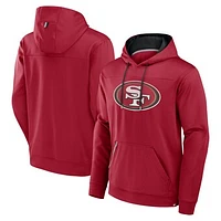 Men's Fanatics Scarlet San Francisco 49ers Defender Pullover Hoodie