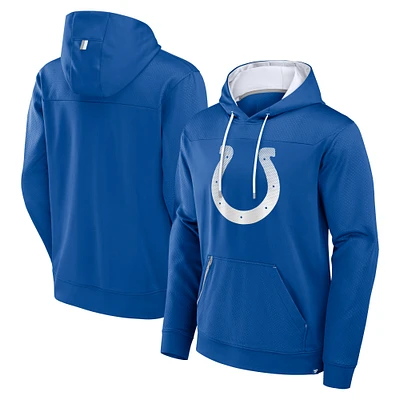 Men's Fanatics Royal Indianapolis Colts Defender Pullover Hoodie