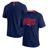 Men's Fanatics Navy New England Patriots Defender Fade Slant T-Shirt