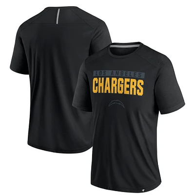 Men's Fanatics  Black Los Angeles Chargers Defender Blackout T-Shirt