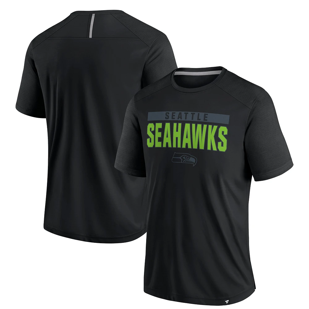 Men's Fanatics  Black Seattle Seahawks Defender Blackout T-Shirt