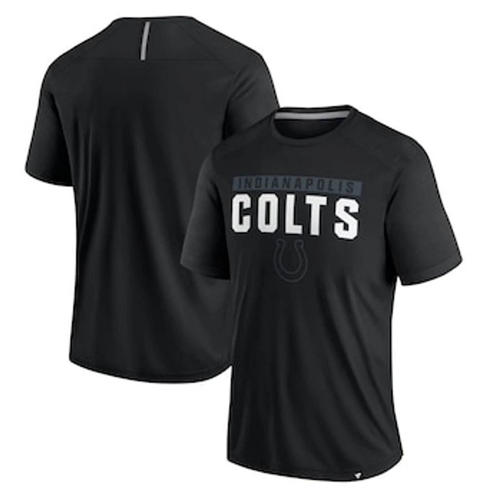 Men's Fanatics  Black Indianapolis Colts Defender Blackout T-Shirt