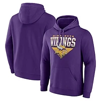 Men's Fanatics Purple Minnesota Vikings Geometric Chrome Pullover Hoodie