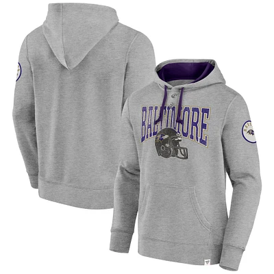 Men's Fanatics  Purple Baltimore Ravens Label Maker Pullover Hoodie