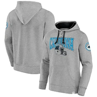 Men's Fanatics  Black Carolina Panthers Label Maker Pullover Hoodie