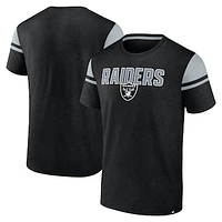 Men's Fanatics Black Las Vegas Raiders Old School Play Slub T-Shirt