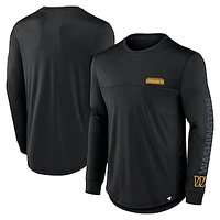 Men's Fanatics Black Washington Commanders Blackout Long Sleeve T-Shirt