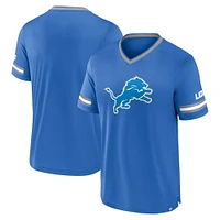 Men's Fanatics Blue Detroit Lions Stripe Stacking T-Shirt