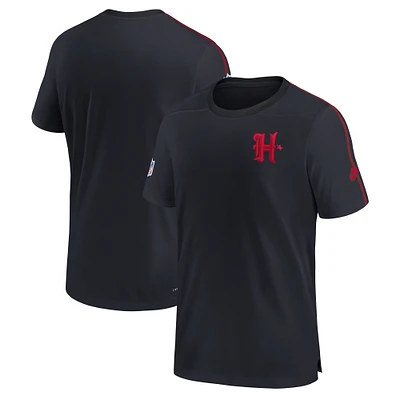 Men's Nike Navy Houston Texans Sideline Alternate Logo Coach Performance T-Shirt