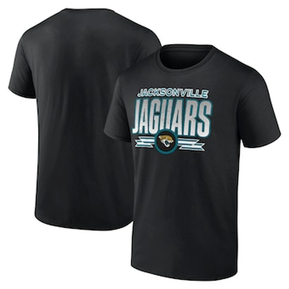 Men's Fanatics Black Jacksonville Jaguars Fading Out T-Shirt