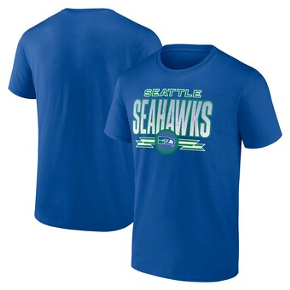 Men's Fanatics Royal Seattle Seahawks Fading Out T-Shirt