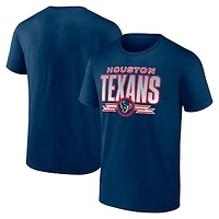 Men's Fanatics Navy Houston Texans Fading Out T-Shirt