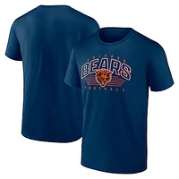 Men's Fanatics Navy Chicago Bears Line Clash T-Shirt