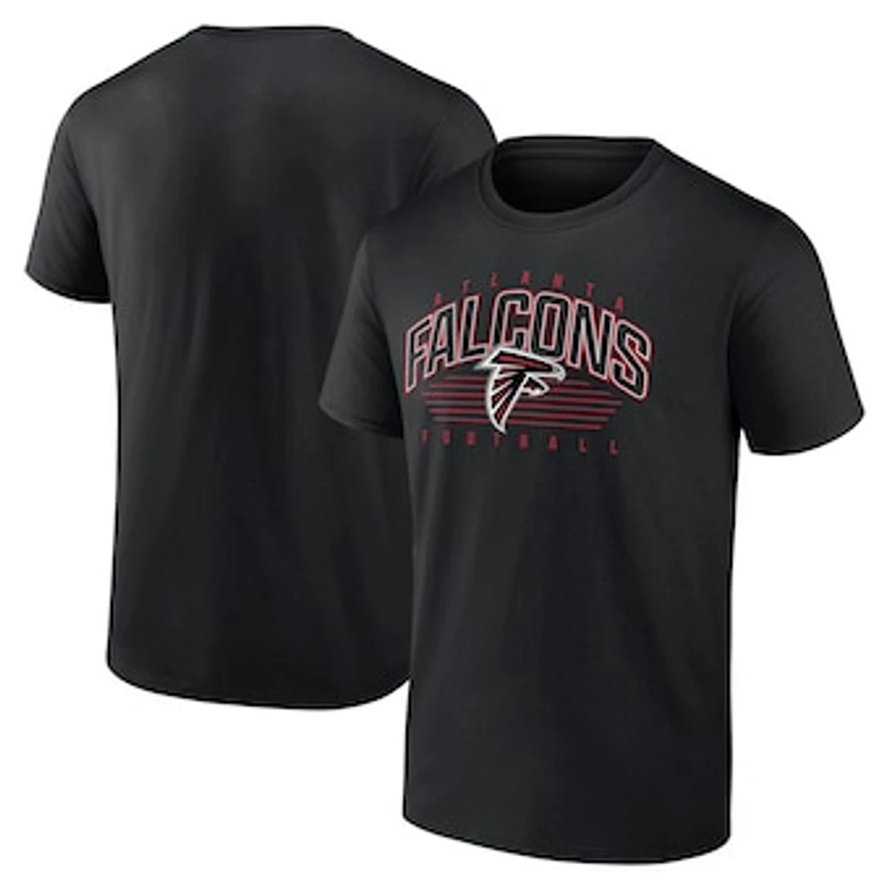 Men's Fanatics Black Atlanta Falcons Line Clash T-Shirt