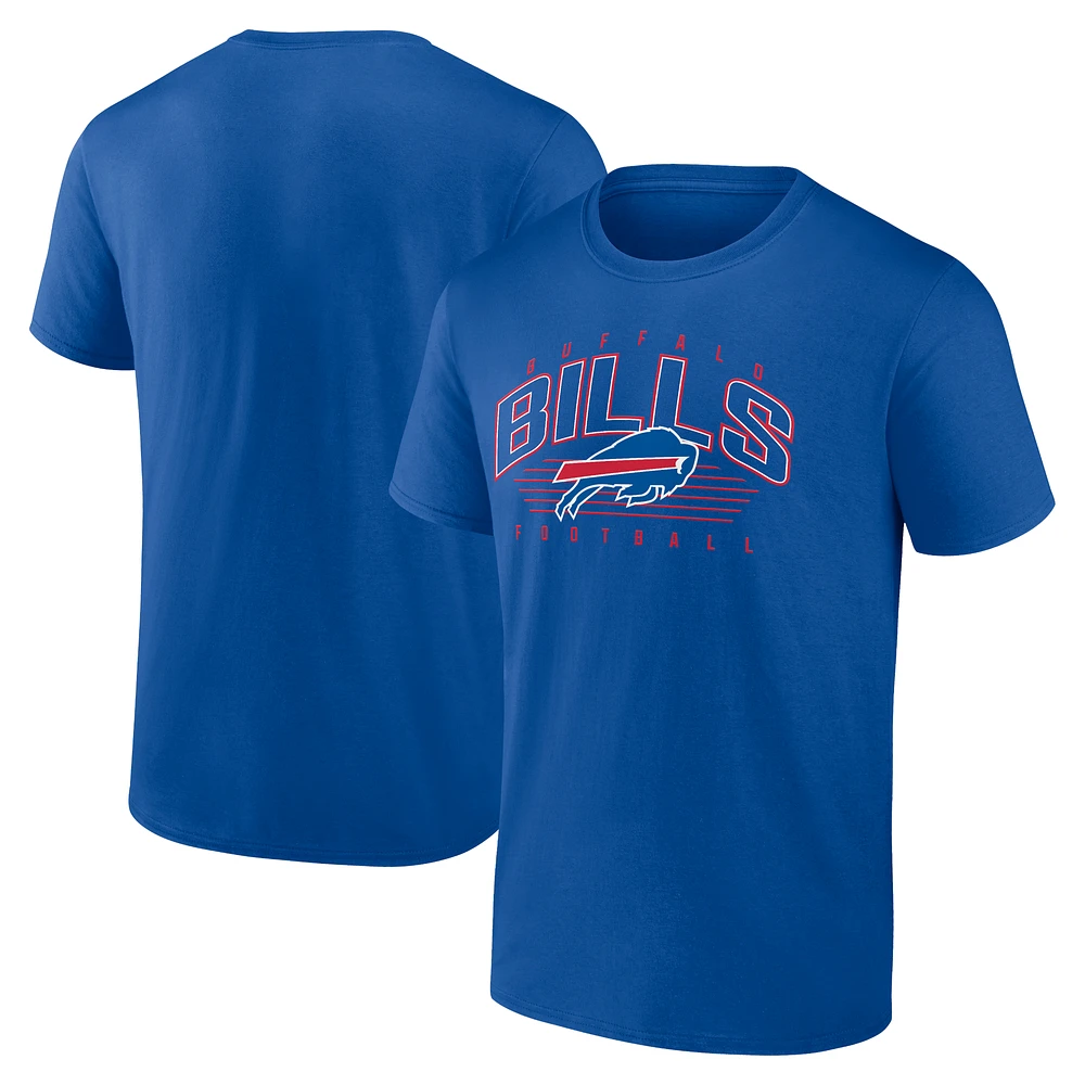 Men's Fanatics Royal Buffalo Bills Line Clash T-Shirt