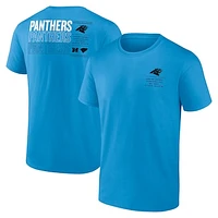 Men's Fanatics Blue Carolina Panthers Repeat Stats T-Shirt