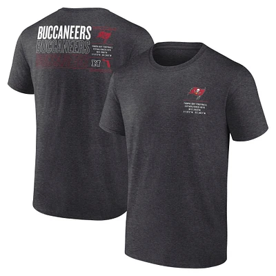 Men's Fanatics Charcoal Tampa Bay Buccaneers Repeat Stats T-Shirt