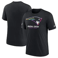 Men's Nike Black New England Patriots 2024 NFL Crucial Catch T-Shirt