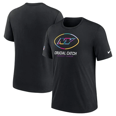 Men's Nike Black New York Jets 2024 NFL Crucial Catch T-Shirt