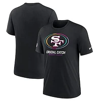 Men's Nike Black San Francisco 49ers 2024 NFL Crucial Catch Big & Tall T-Shirt