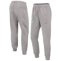 Men's Nike Gray Miami Dolphins 2024 Sideline Club Pants