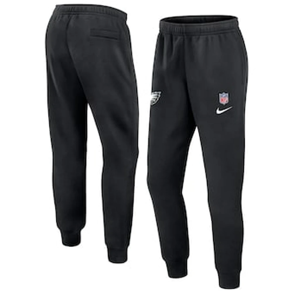 Men's Nike Black Philadelphia Eagles 2024 Sideline Club Pants