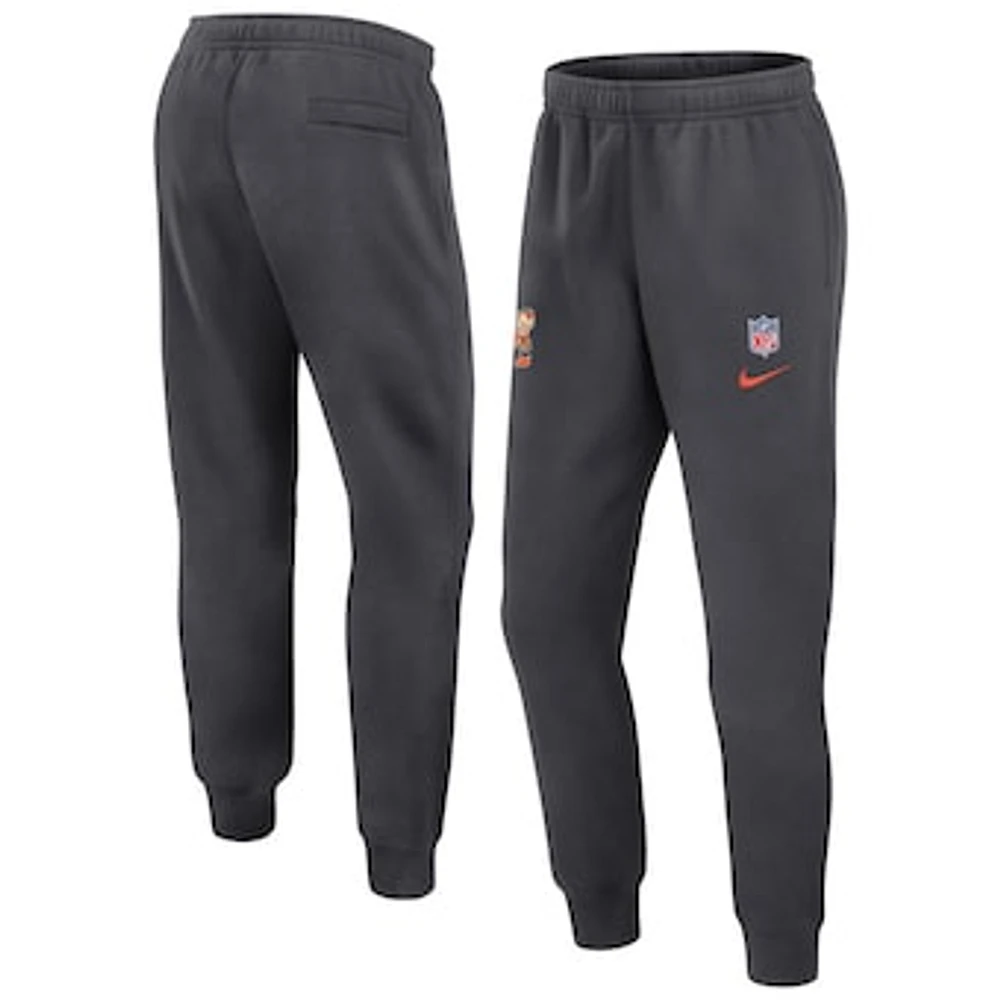 Men's Nike Anthracite Cleveland Browns 2024 Sideline Club Pants