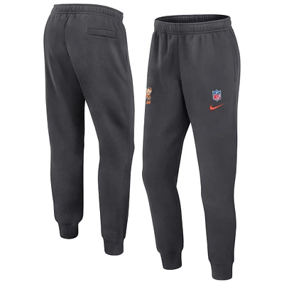 Men's Nike Anthracite Cleveland Browns 2024 Sideline Club Pants