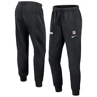 Men's Nike Black New York Jets 2024 Sideline Club Pants