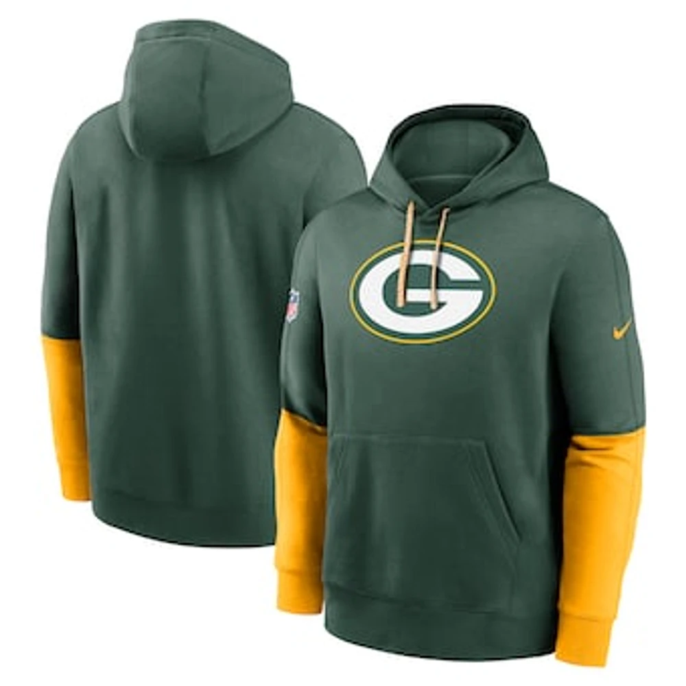 Men's Nike Green Bay Packers 2024 Sideline Club Pullover Hoodie