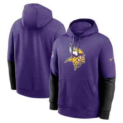 Men's Nike Minnesota Vikings 2024 Sideline Club Pullover Hoodie