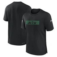 Men's Nike Black New York Jets Sideline Player Performance T-Shirt