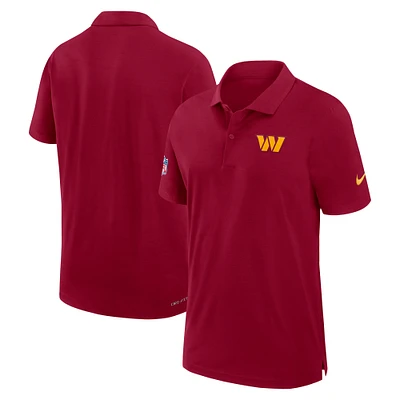 Men's Nike Burgundy Washington Commanders 2024 Sideline Performance Polo